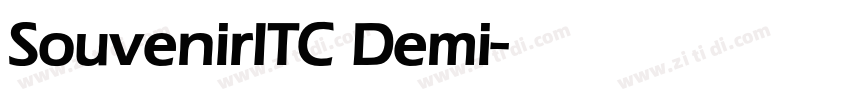 SouvenirITC Demi字体转换